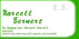 marcell bernert business card